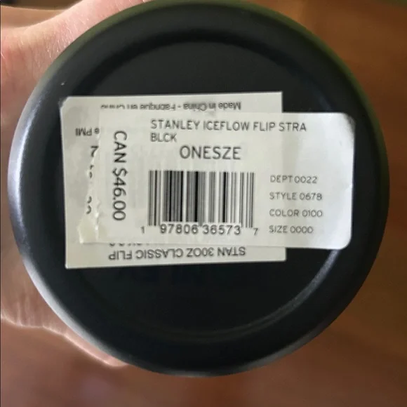 Black/Silver Stanley IceFlow Tumbler - Picture 7 of 8